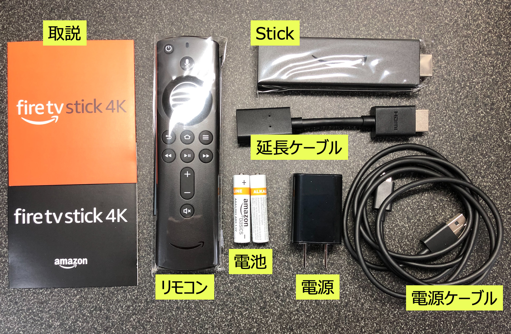 FireTVStick部品一覧